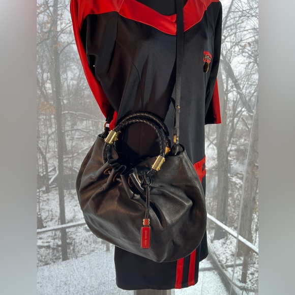 Michael Kors Colection Skorpios hobo amazing black bag. Unique. Beautiful design - Picture 8 of 15